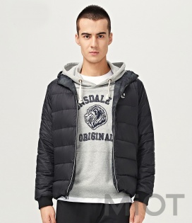 Двостороння куртка Xiaomi Uleemark double-sided wear men's down jacket Green-Black XL